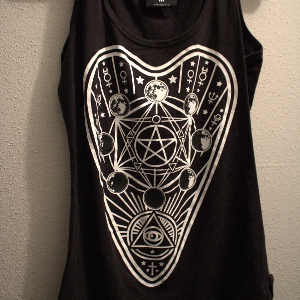 Restyle Tank Top Planchette design